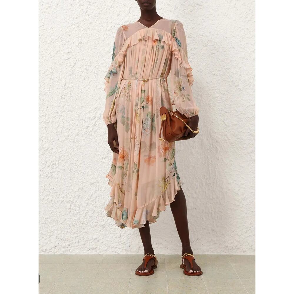 ZIMMERMANN Illuminate asymmetric maxi skirt